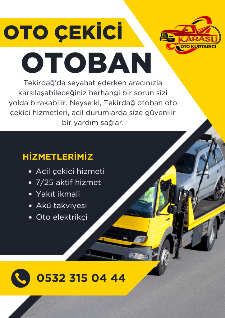 Trakya otoban oto çekici firmaları ve telefon numaraları. Karasu oto yol yardım ve oto kurtarıcı şirketi.