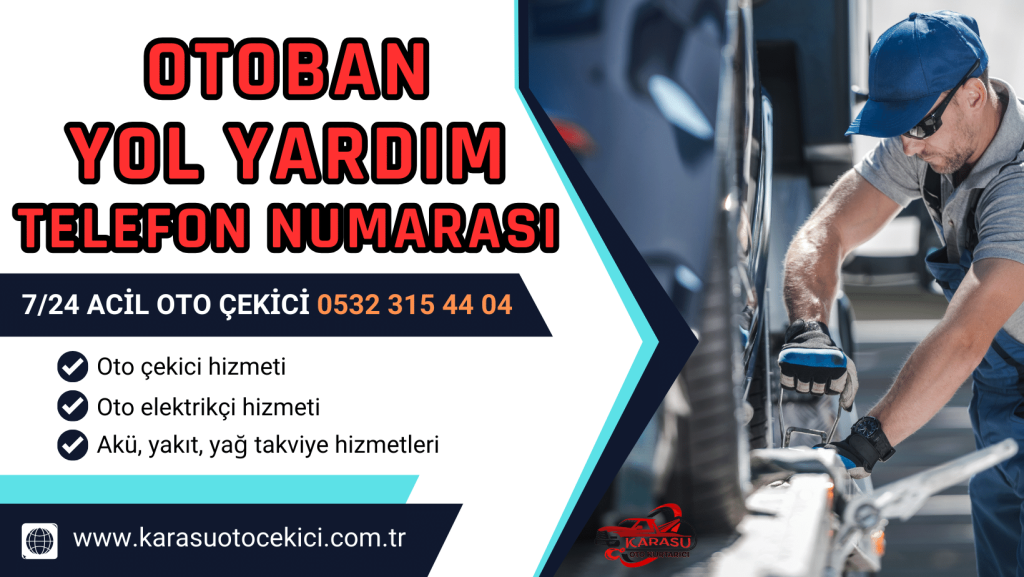 Otoban yol yardım telefon numarası. Acil oto çekici hizmeti.