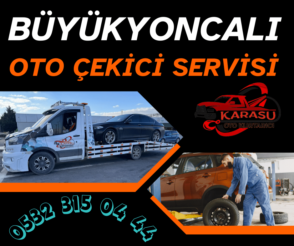 Büyükyoncalı oto çekici. Tekirdağ, Saray oto kurtarıcı ve yol yardım servisi