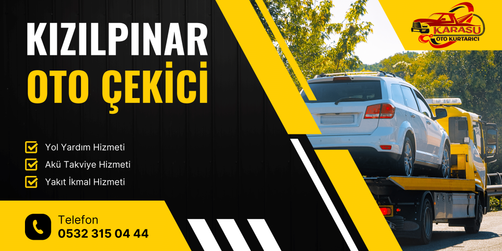 Tekirdağ Çerkezköy Kızılpınar Oto Çekici Hizmetleri.